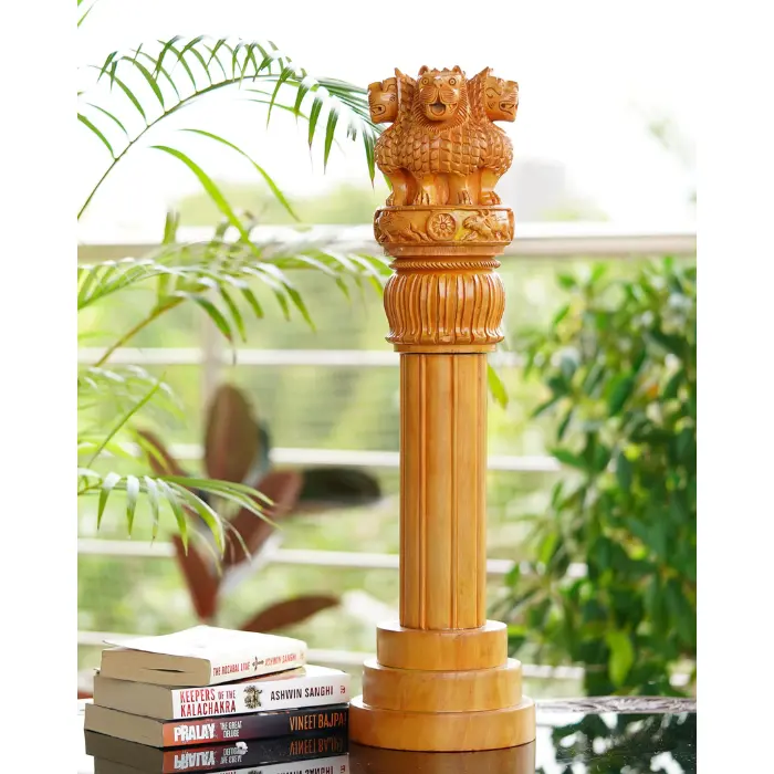 Wooden Ashoka Stambh