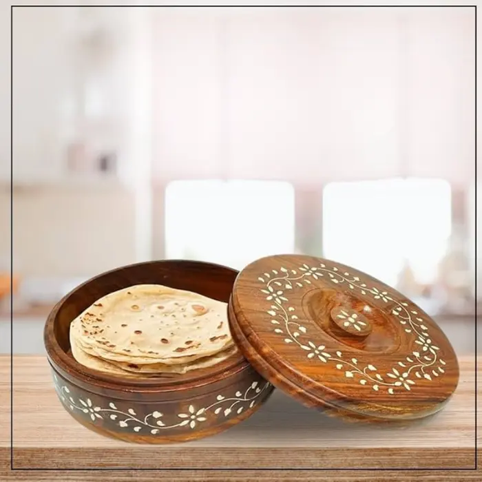 wooden-chapati-box